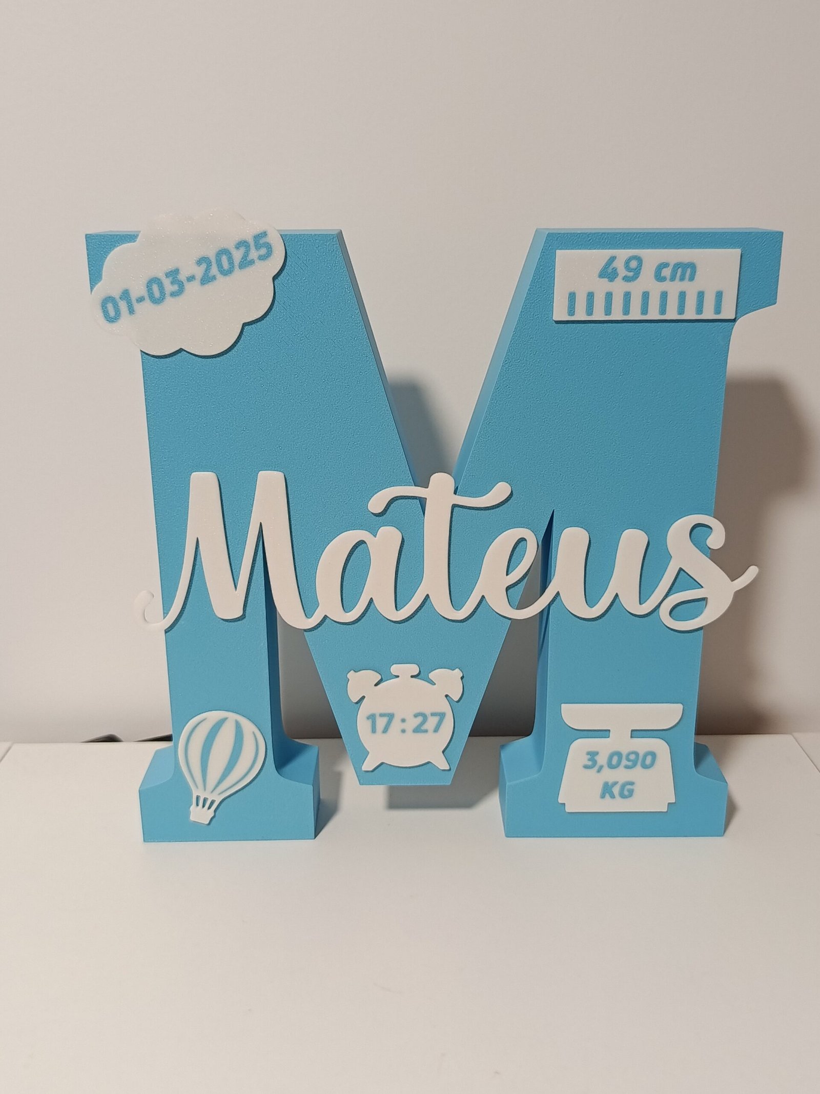 Litere Volumetrice Luminoase