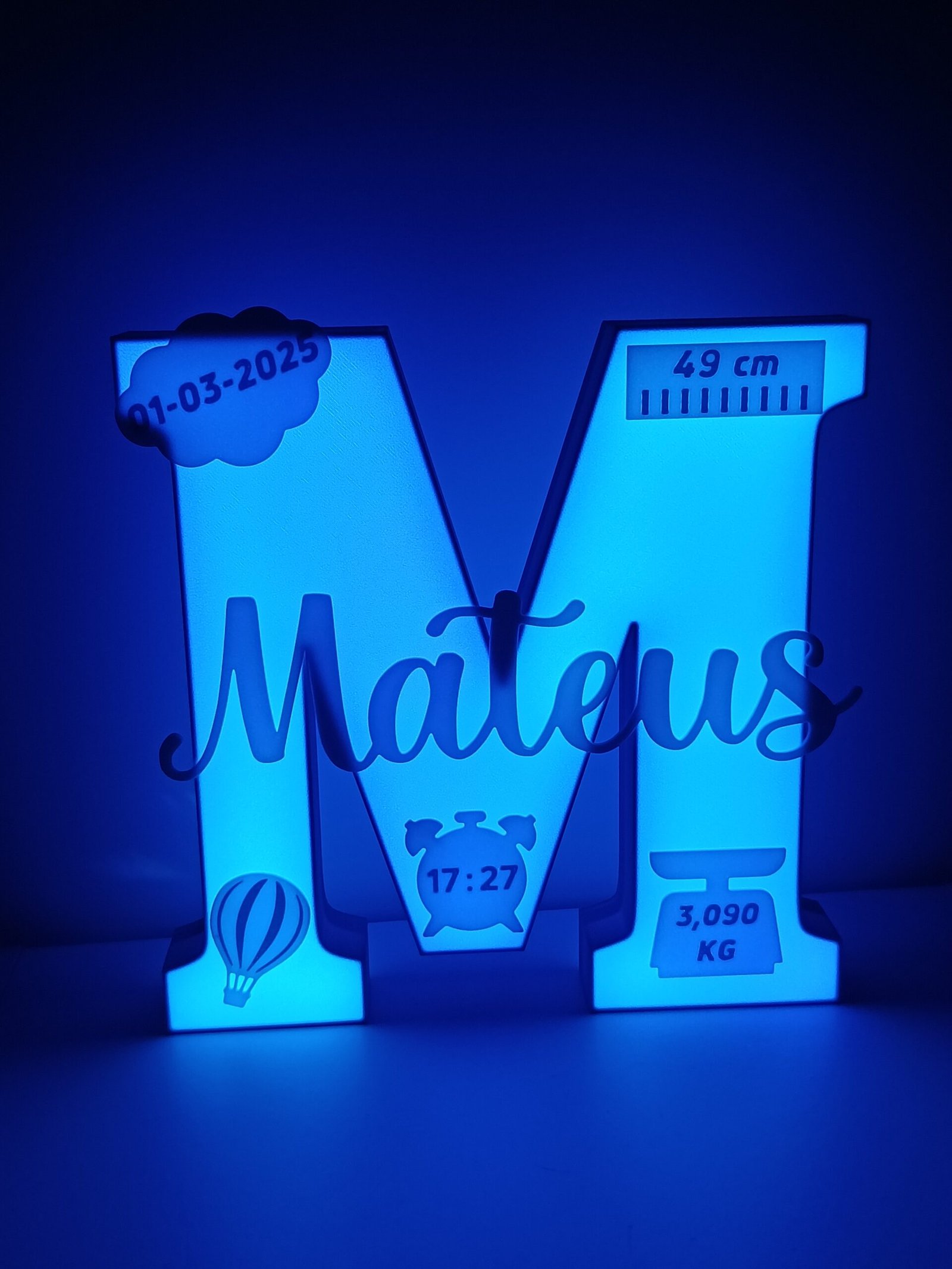 Litere Volumetrice Luminoase